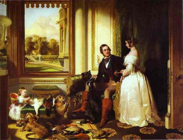 Sir edwin henry landseer,R.A. Windsor Castle in Modern Times oil painting picture